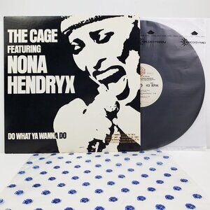 Nona Hendryx Cage Do What Ya Wanna Do Vinyl Promo 0-29969 1982 Single Long Dub